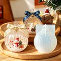 Moule silicone boule Noël creuse pendentif sapin résine – 3