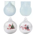 Moule silicone boule Noël creuse pendentif sapin résine – 4