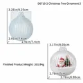 Moule silicone boule Noël creuse pendentif sapin résine – Color vert clair (B)