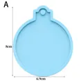 Moule silicone boule pour pendentif résine et chocolat – Couleur BLANC (A)