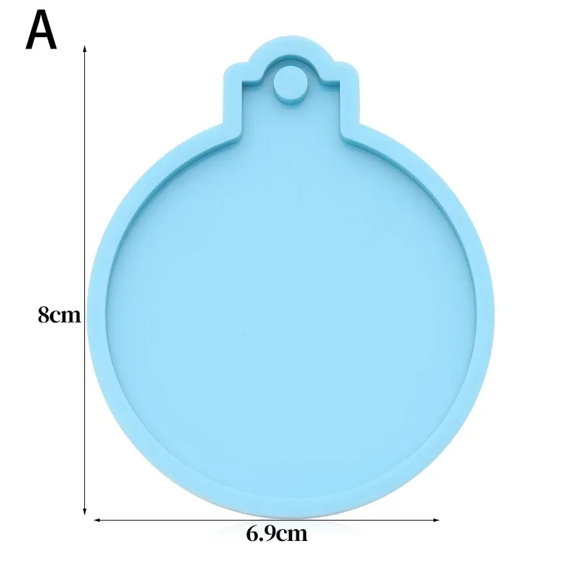 Moule silicone boule pour pendentif résine et chocolat