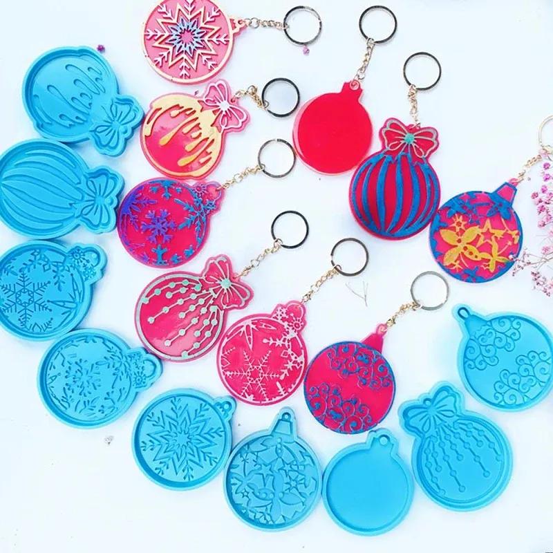 Moule silicone boule pour pendentif résine et chocolat