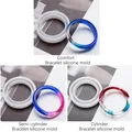 Moule silicone bracelet résine époxy pour bijoux – 3