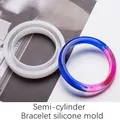 Moule silicone bracelet résine époxy pour bijoux – 4