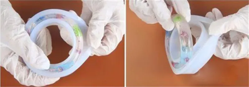 Moule silicone bracelet résine époxy pour bijoux