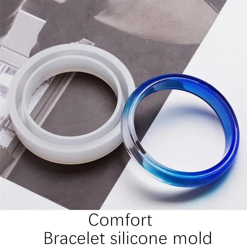 Moule silicone bracelet résine époxy pour bijoux