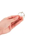 Moule silicone cadre métallique chat pour bijoux résine – 3