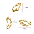 Moule silicone cadre métallique chat pour bijoux résine – 6