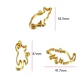 Moule silicone cadre métallique chat pour bijoux résine – 6