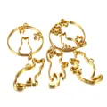 Moule silicone cadre métallique chat pour bijoux résine – Couleur Mixed