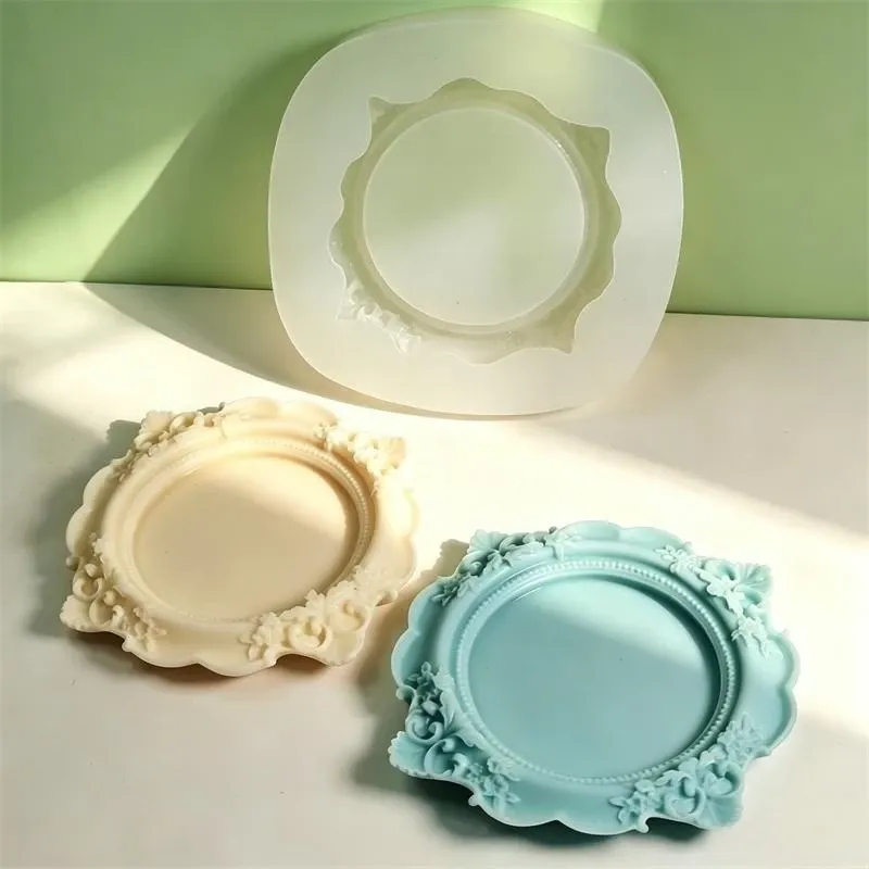 Moule silicone cadre miroir ovale