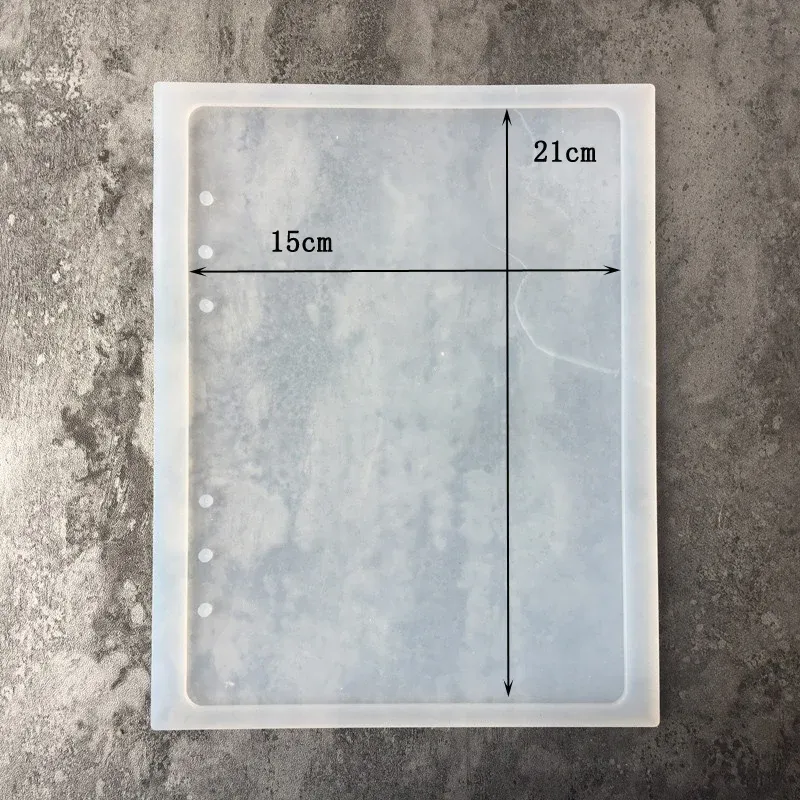 Moule silicone cahier A5 A6 A7 résine époxy