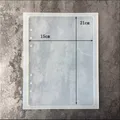 Moule silicone cahier A5 A6 A7 résine époxy – Couleur Gris clair (A5)