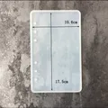 Moule silicone cahier A5 A6 A7 résine époxy – Couleur vert clair (A6)