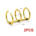 Moule silicone cahier stylo marque-page pour papeterie – Couleur 2pcs Gold Ring