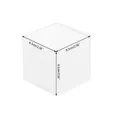 Moule silicone carré et cube pour bijoux – Couleur 6.5cm