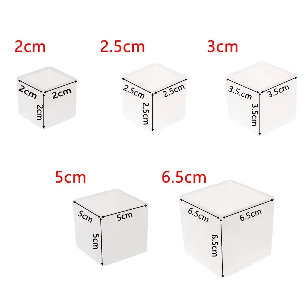 Moule silicone carré et cube pour bijoux