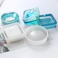 Moule silicone cendrier carré, cristal UV, ciment, artisanat – 2