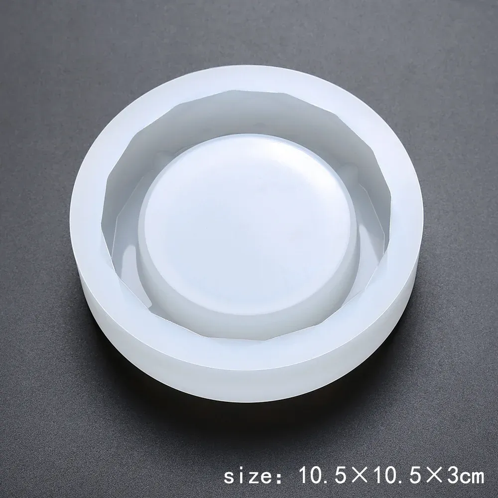Moule silicone cendrier carré, cristal UV, ciment, artisanat