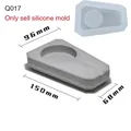 Moule silicone cendrier ciment, béton, bureau, géométrique – Couleur Orange (L)