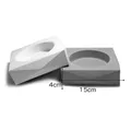 Moule silicone cendrier ciment, béton, bureau, géométrique – Couleur vert clair (B)
