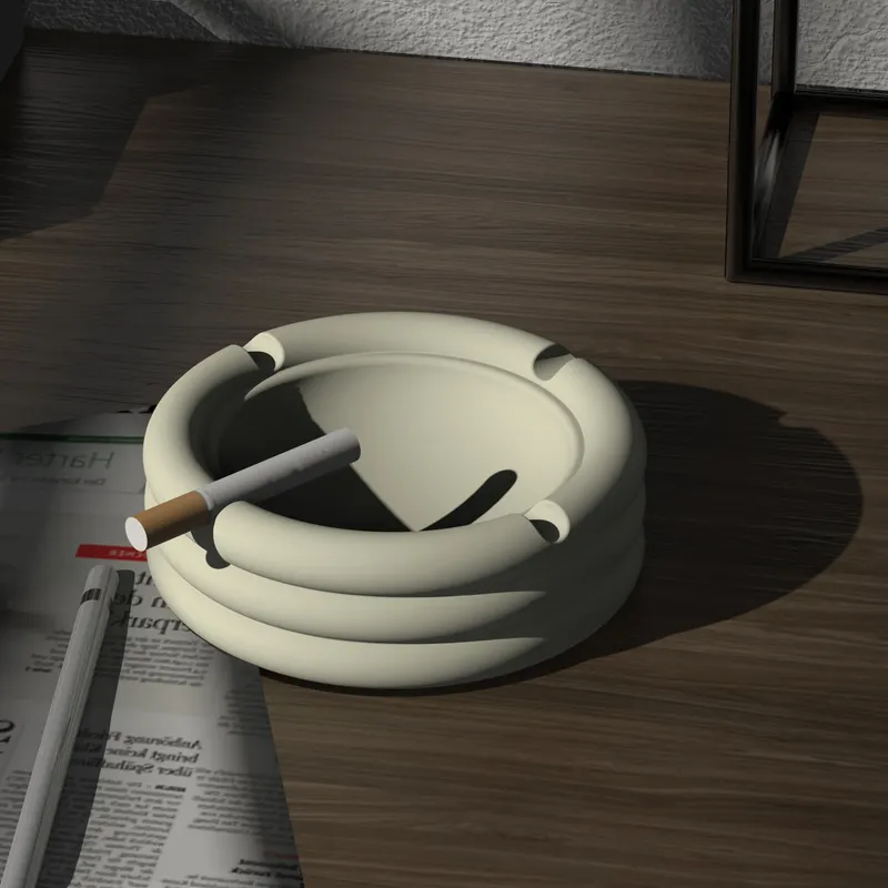 Moule silicone cendrier circulaire, hôtel, maison, entreprise