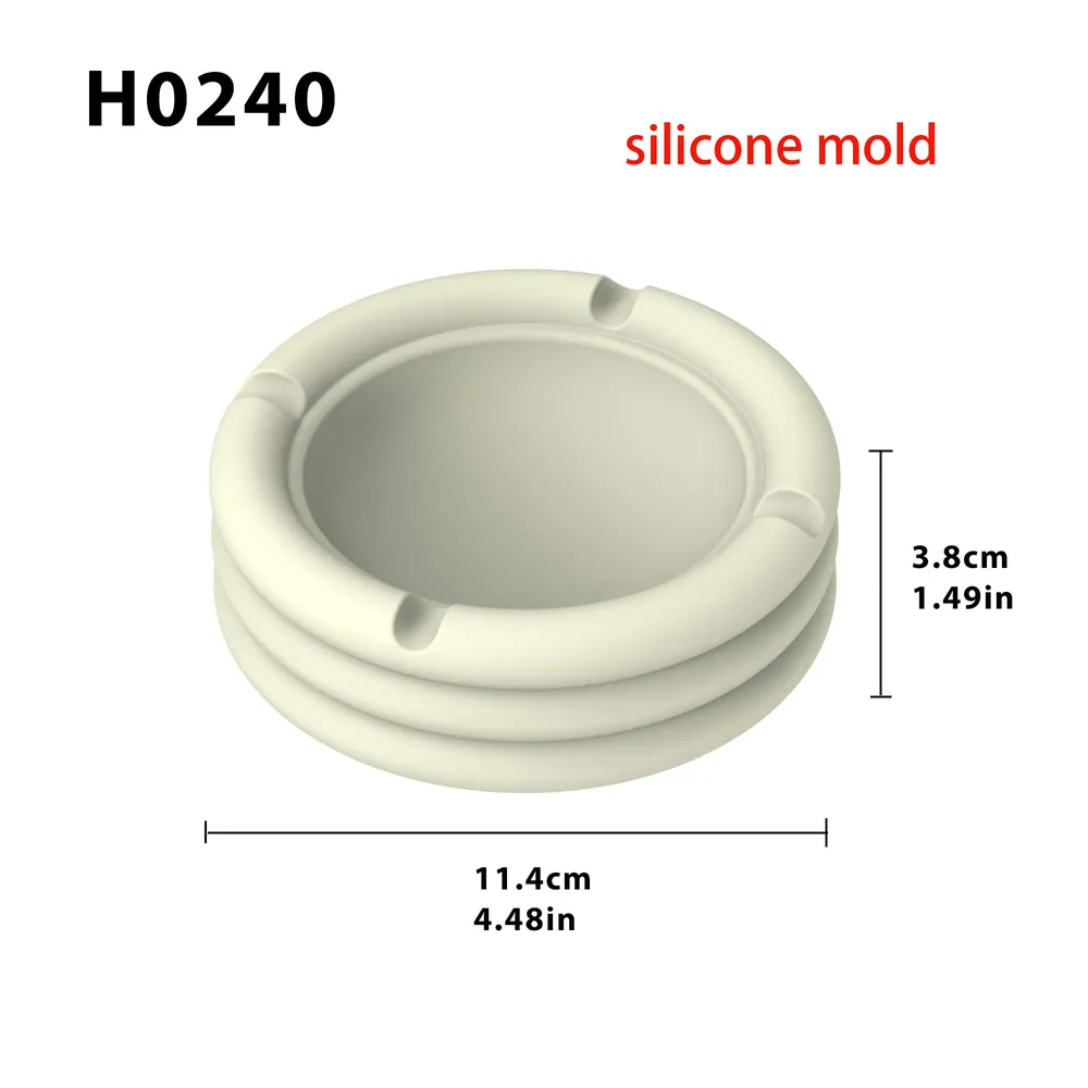 Moule silicone cendrier circulaire, hôtel, maison, entreprise