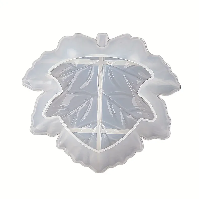 Moule silicone cendrier feuille 3D