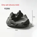 Moule silicone cendrier montagne neige, béton, plâtre, résine – 3