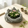 Moule silicone cendrier montagne neige, béton, plâtre, résine – 6
