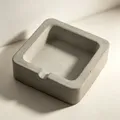 Moule silicone cendrier rond carré, plâtre, ciment, résine – 6