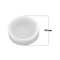 Moule silicone cendrier rond carré, résine époxy UV, bijoux – Couleur noir (5)
