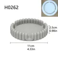 Moule silicone cendrier rond rayé, porte-cigare, géométrique – Couleur H0262