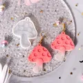 Moule silicone champignon pour porte-clés et bijoux – 2