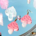 Moule silicone champignon pour porte-clés et bijoux – 4
