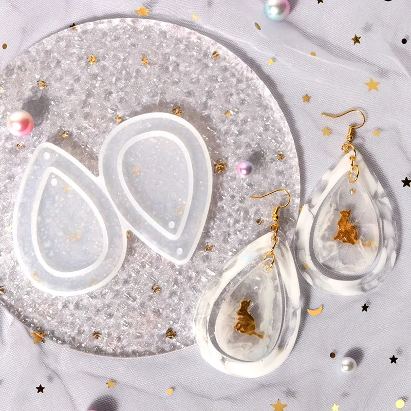Moule silicone champignon pour porte-clés et bijoux