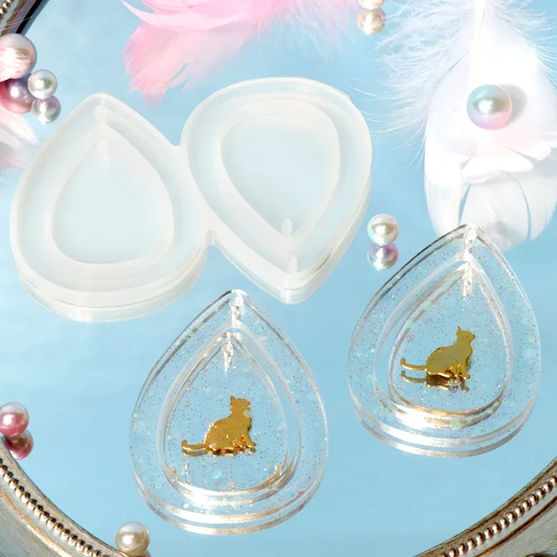 Moule silicone champignon pour porte-clés et bijoux
