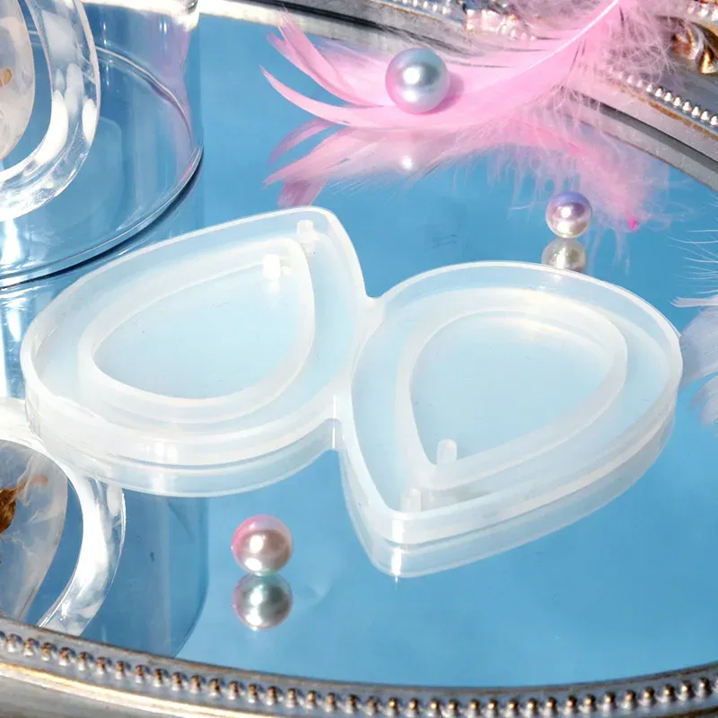 Moule silicone champignon pour porte-clés et bijoux