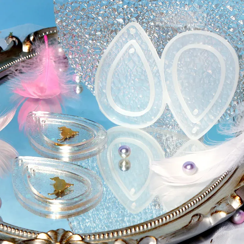 Moule silicone champignon pour porte-clés et bijoux