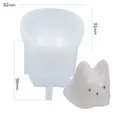 Moule silicone chat pour desserts et gelées – 4