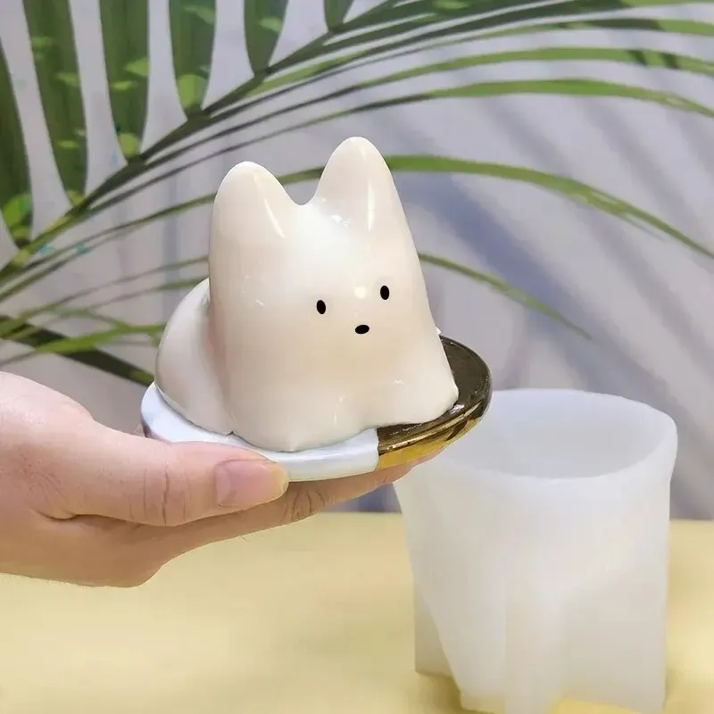 Moule silicone chat pour desserts et gelées