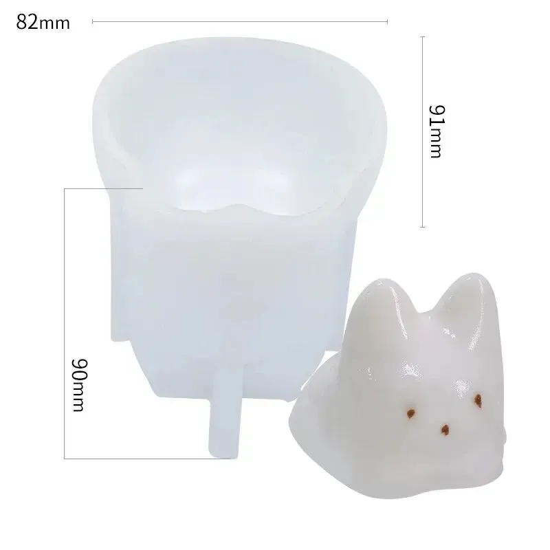 Moule silicone chat pour desserts et gelées