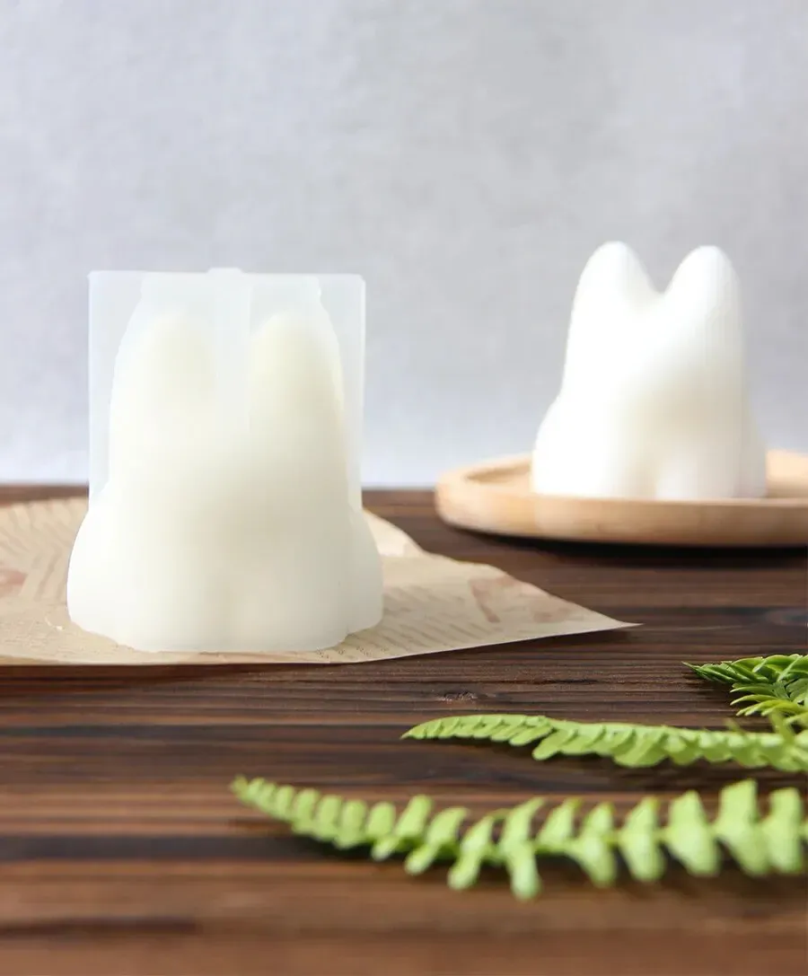 Moule silicone chat pour desserts et gelées