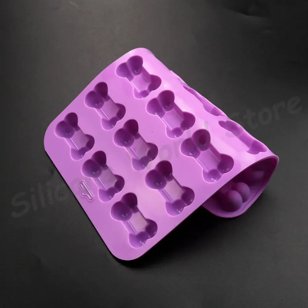 Moule silicone chien pour chocolat et gâteau