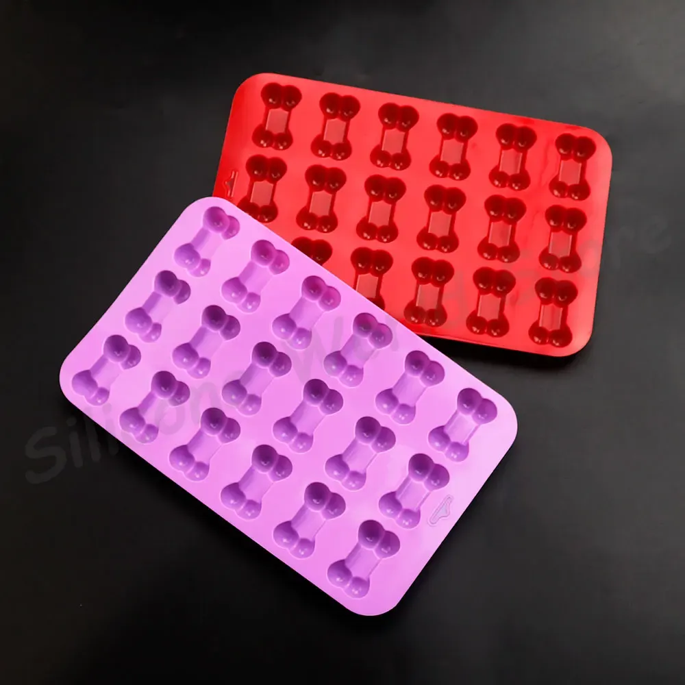 Moule silicone chien pour chocolat et gâteau