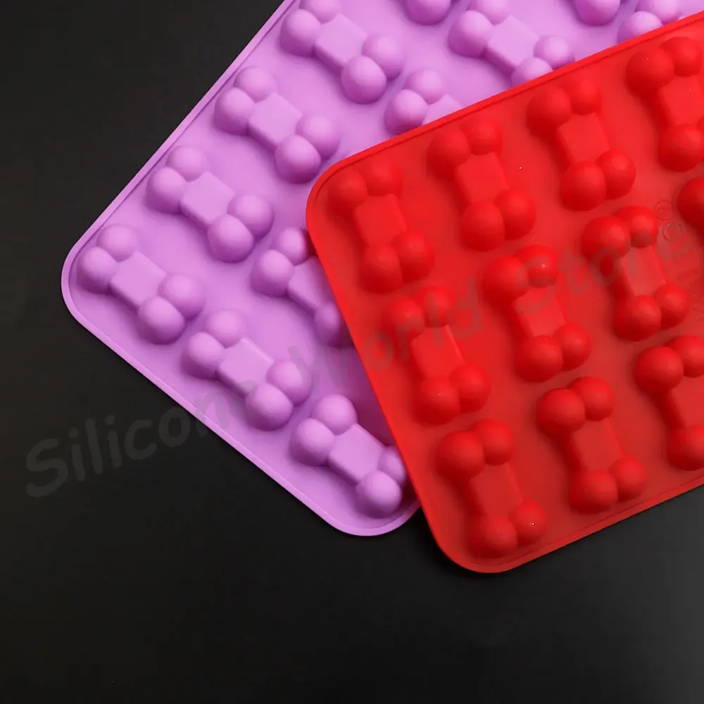 Moule silicone chien pour chocolat et gâteau