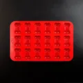 Moule silicone chien pour chocolat et gâteau – Couleur Red