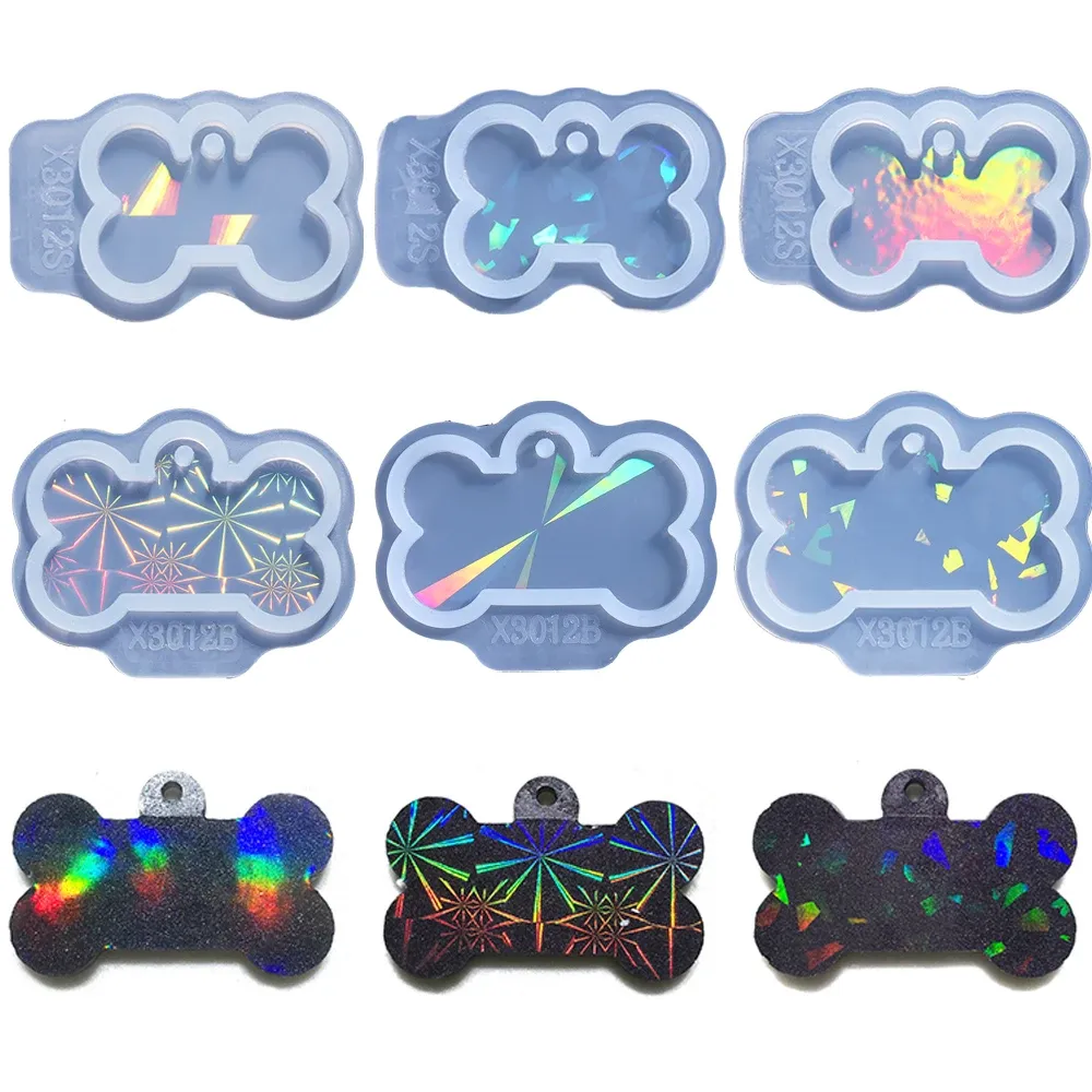 Moule silicone chien pour porte-clés et bijoux