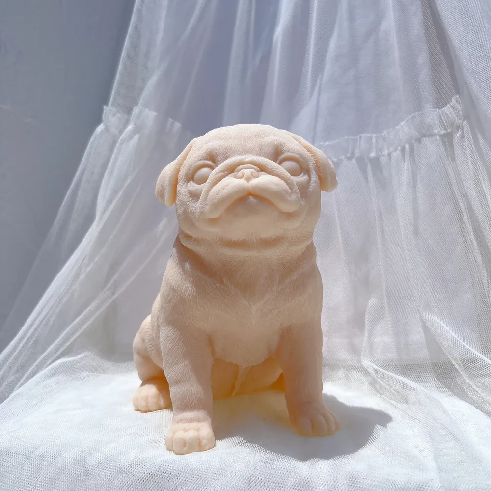 Moule silicone chiot PDPDog pour bougies et décoration