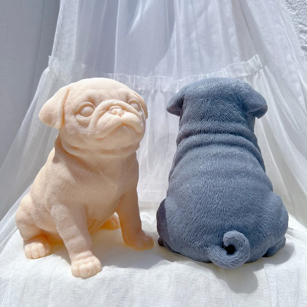 Moule silicone chiot PDPDog pour bougies et décoration